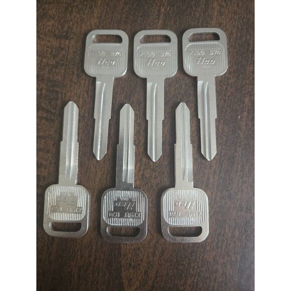 HILLMAN 83418 Automotive Blank Isuzu Double Sided Key B-74 6pk-NEW - Picture 1 of 4